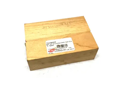USED KEO STRAIGHT SHANK COUNTERSINK SET, 1/4" TO 1" DIA, 1-FLUTE 5 PCS