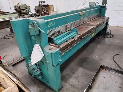 Used 1964 WYSONG 1210 Power Squaring Shears (Gauge) Pennsylvania US | Hildebrand Machinery Co. #1481721