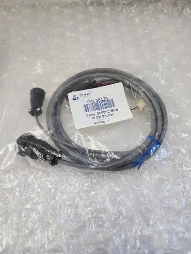DYMAX 38429 CABLE, 5000EC BLUE TO ZIP SHUTTER