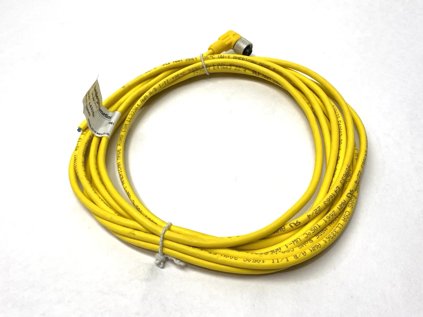 USED LUMBERG AUTOMATION SINGLE ENDED SENSOR CORDSET 600000432