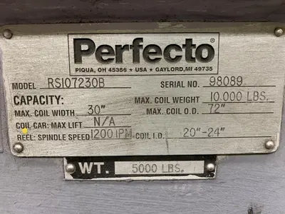 PERFECTO RS107230B Centering Reels | PressTrader Limited (2)
