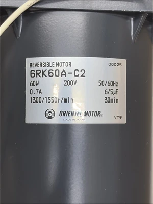 New | in-Stock Oriental Motor 6RK60A-C2 Miscellaneous MRO Indiana US | J&J Industrial Supply #1314344