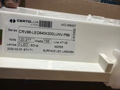 NEW 2020 CERTOLUX CRV96-LED840K200LUNV-P69