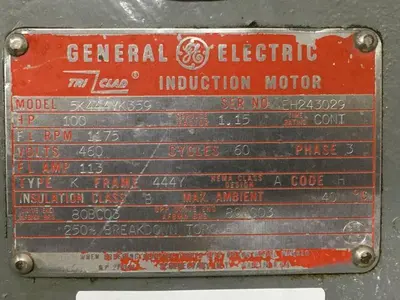 USED GENERAL ELECTRIC 5K444YK359
