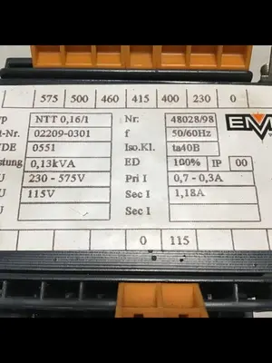 USED EMB WITTLICH NTT0.16/1 02209-0301