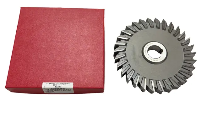 Keo 6" x 3/4" x 1" HSS Straight Tooth Side Milling Cutter 30TUSA Made
