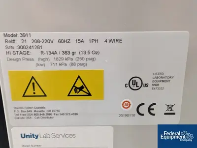 New | in-Stock Thermo Scientific Thermo Scientific Forma Environmental Chamber, Model 3911 Incubators Ohio US | Federal Equipment Company #128471