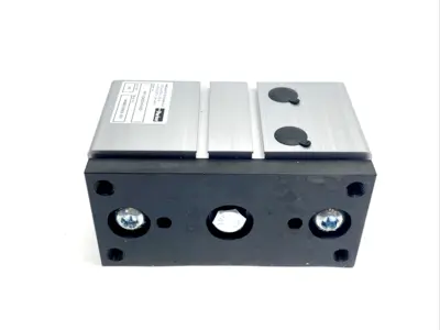 P5T-C063DHSN025 | Parker  Pneumatic Guided Cylinder 145 PSI 63mm Bore 25mm Stroke - New – Open box