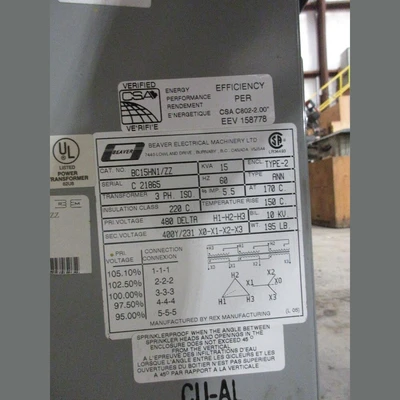 USED BEAVER ELECTRIC BC15HN1/ZZ