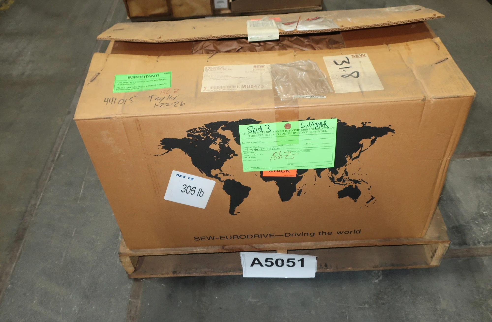 Used SEW EURODRIVE R87-AQH190/3 Motors (misc) Ohio US | Aucto #1427255