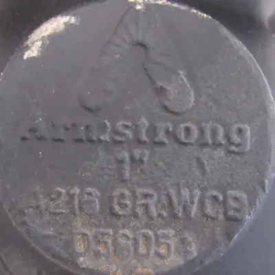 NEW ARMSTRONG 1500 ACTUATED CONTROL VALVE 1"