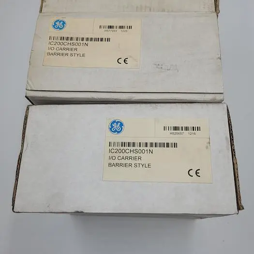 New | in-Stock GE GE IC200CHS001N I/O CARRIER BARRIER STYLE - NEW IN SEALED BOX PLC Input & Output | ND Industrial Surplus #1221845