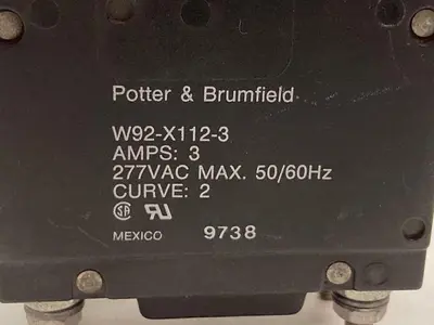 New | in-Stock POTTER & BRUMFIELD W92-X112-3 Miscellaneous Equipment (Electrical & Power) Ohio US | Surplus Asset Holdings #1209482