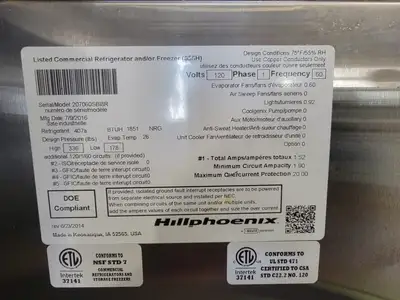 NEW 2016 HILLPHOENIX 956H