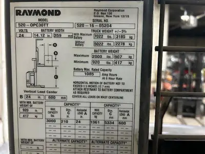 Used RAYMOND 520OPC30TT Order Pickers Illinois US | Somerset Equipment Sales #1546246