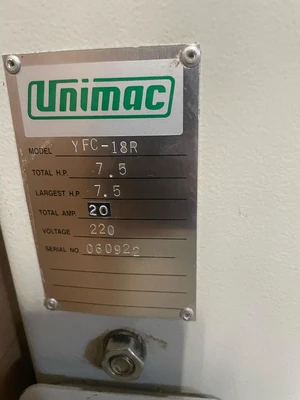 Unimac YMC-18R Upcut Saw