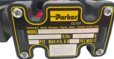 NEW PARKER D1VW004CNYCF SOLENOID VALVE 120/110V 60/50HZ