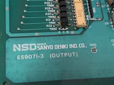 NSD Nagoya Sanyo Denki E59071-3 SANMOTION Servo Controller Output Board Used