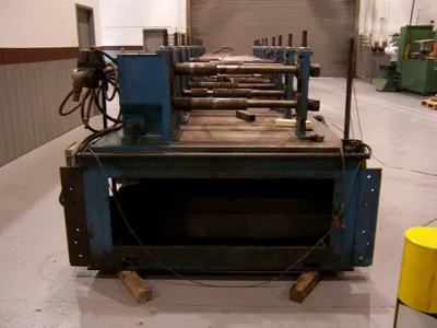9 STAND DAHLSTROM ROLL FORMER, 30" ROLL SPACE, 2" DIA ROLLERS, AMS CONTROL, MINSTER AIR CLUTCH/BRAKE