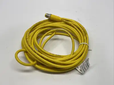 Lumberg Automation RST 4-RKT 4-633/5M Actuator Sensor Cable M/F M12 4-Pin 5m