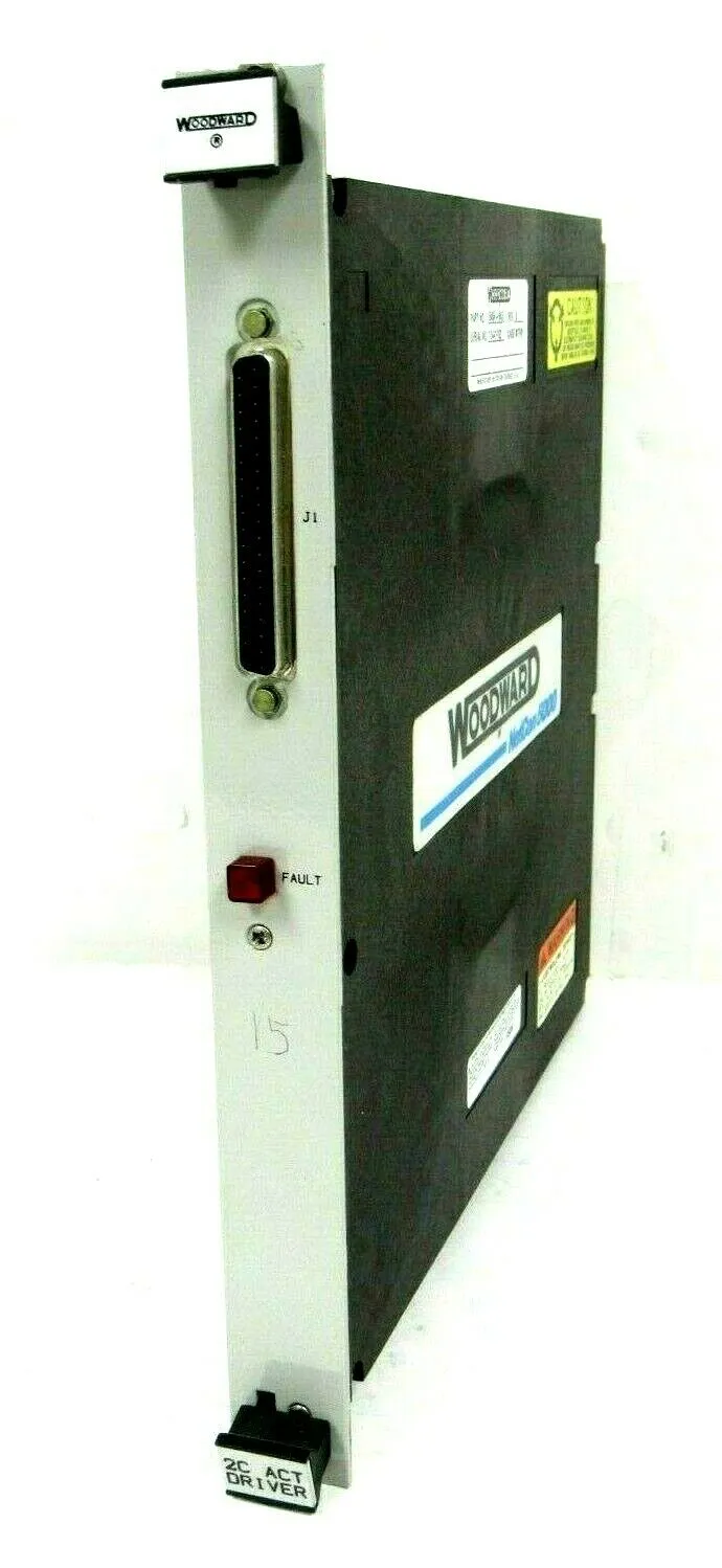 USED WOODWARD 5464-645 DRIVER MODULE REV B 5464645 2C ACT DRIVER