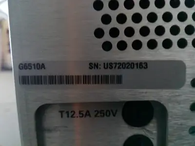 Agilent G6510A Accurate-Mass Quadrupole Time-of-Flight (Q-TOF) LC/MS System