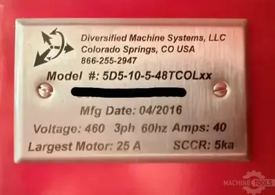 USED 2016 DMS 5D5-10-5-48TCOLXX