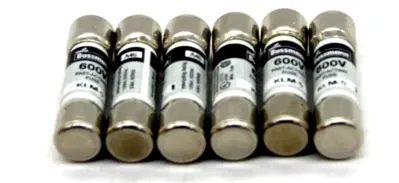 NEW LOT OF 6 BUSSMANN KLM-5 FUSES KLM5