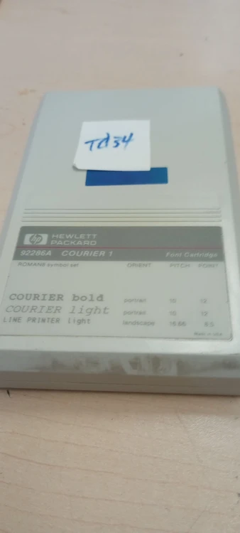 Used HP HP 92286A Font Cartridge COURIER 1 Parts Arizona US | ASSET CONVERSION SPECIALISTS, INC. #523415