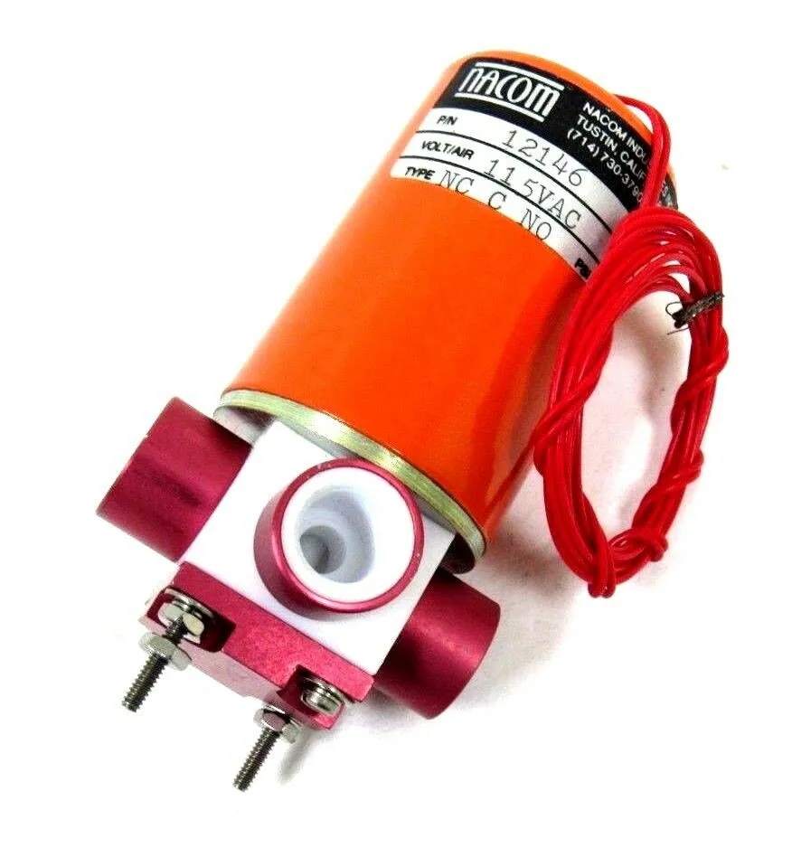 NEW NACOM 12146 SOLENOID VALVE 115VAC