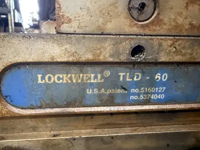 6" LOCKWELL MODEL TLD-60 DOUBLE CLAMP VISE, WITH ANTI-LIFT MECHANISM: YOBRO #25060