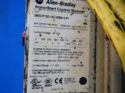 USED ALLENBRADLEY 280DF12Z10CGRW3P1