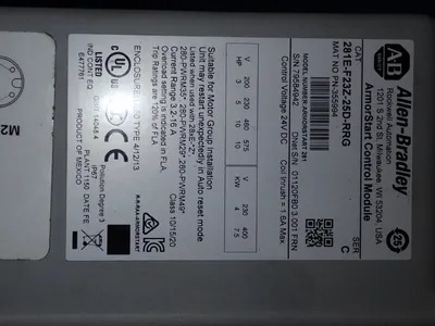New | in-Stock ALLEN BRADLEY 280EFN25RG Starters Ohio US | HGR 24 #1133353
