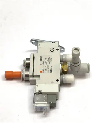 USED SMC 5-PORT SOLENOID VALVE 2-POSITION 24VDC