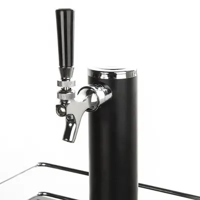 tAP HANDLE 2 1/2" BLACK PLASTIC DRAFT  BEER HANDLE