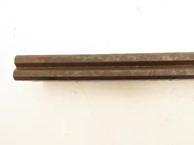 Press Brake Die 13-13/16" Long 90° V 1/2" Tang 1-13/128" W 1-3/4" H 45° Bevel