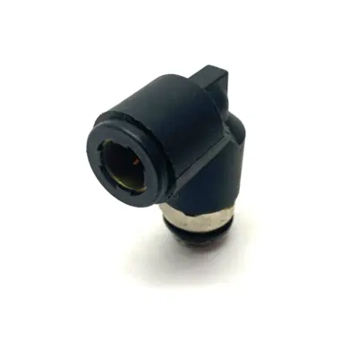 New | in-Stock PARKER PNEUMATIC PUSH-IN SWIVEL ELBOW FITTING 3/8" BSPP 12MM TUBE Hoses | Maverick Industrial Sales #1114107