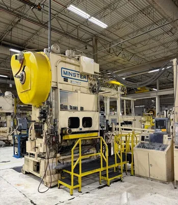 1986 MINSTER 150 TON SSDC PRESS Straight Side, Double Crank (Single Action) Presses | Timco, Inc. (14)
