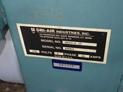 Used DRIAIR INDUSTRIES INC ARIDX 25 Misc Plastics Equipment Ohio US | HGR 24 #867209
