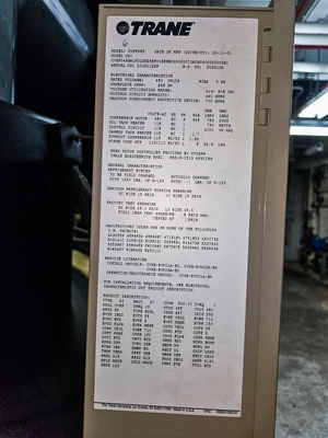 Used 2001 TRANE CVHF485 Chillers Pennsylvania US | Solutions 4 Manufacturing #1344128
