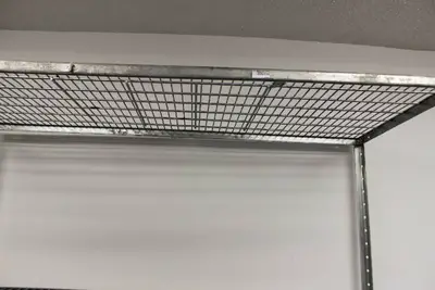 Stainless Steel Commercial 4 Tiers Shelving 75" High X 59" Wide X 12,5" Deep