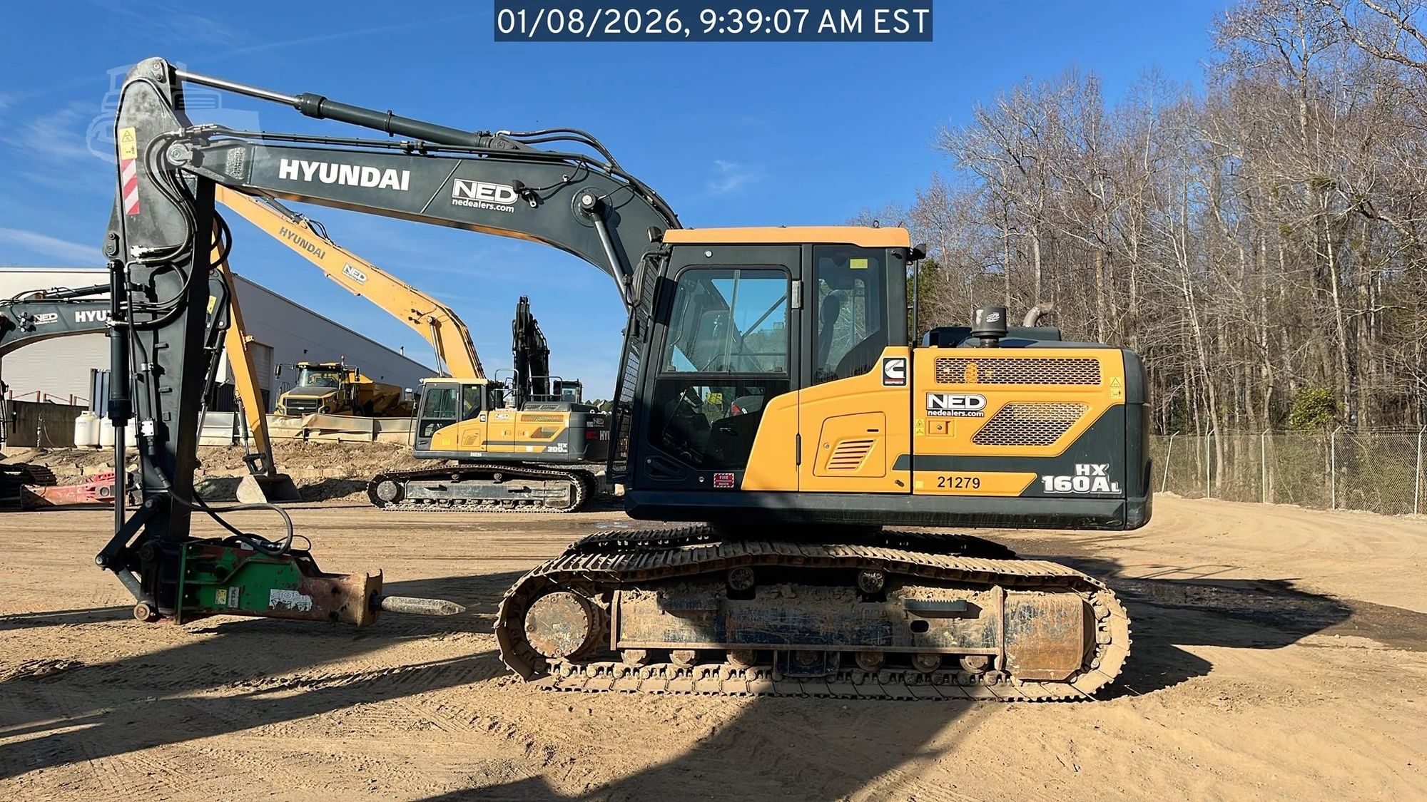 Used 2023 HYUNDAI HX160AL Crawler Excavators North Carolina US | National Equipment Dealers #1422295