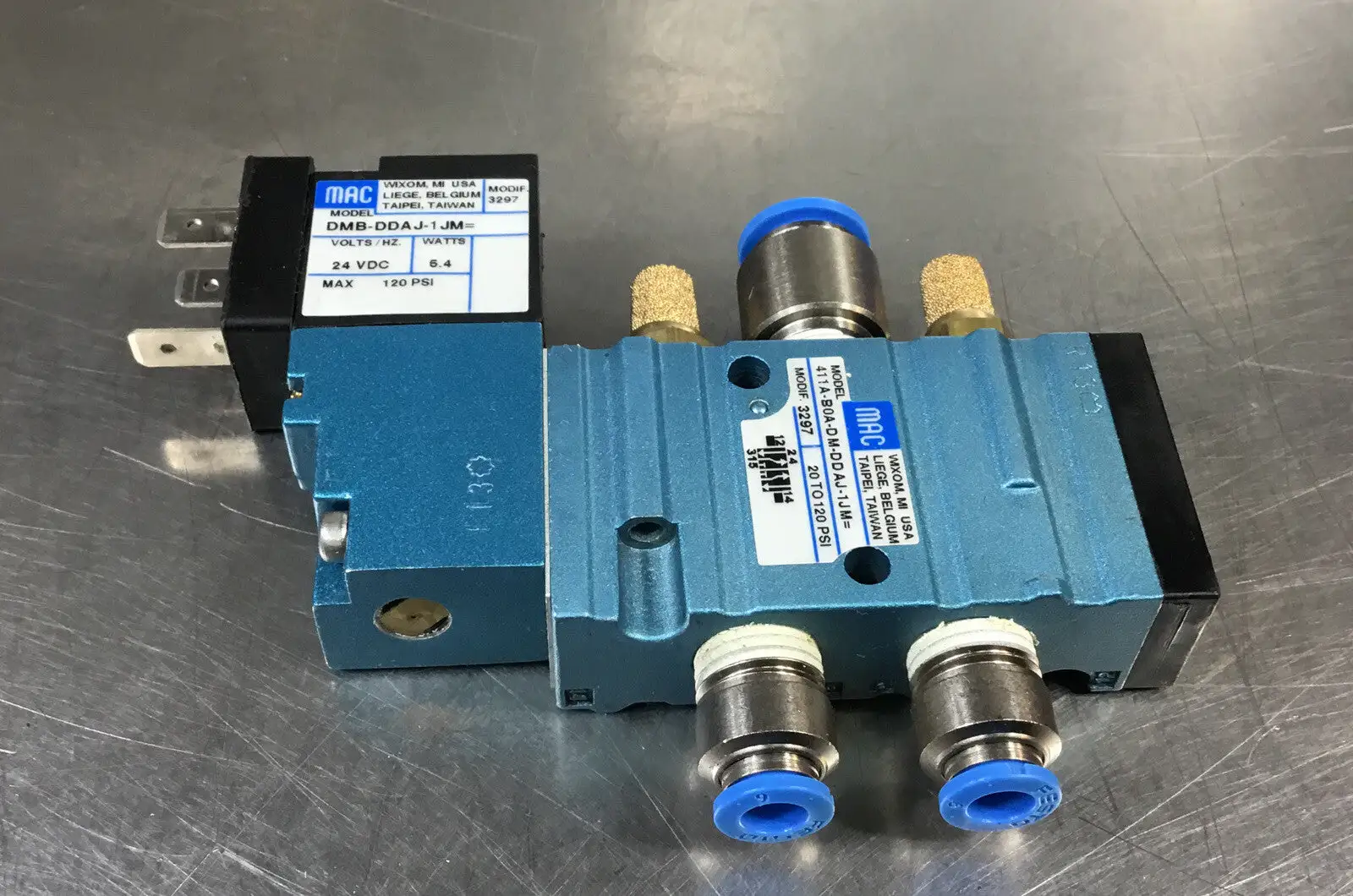 USED MAC VALVES INC 411A-B0A-DM-DDAJ-1JM