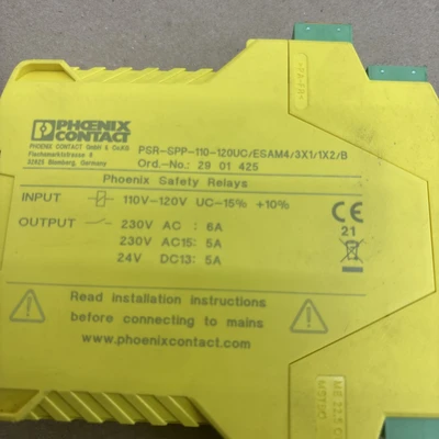 USED PHOENIX CONTACT PSRSPP110120UCESAM43X11X2B