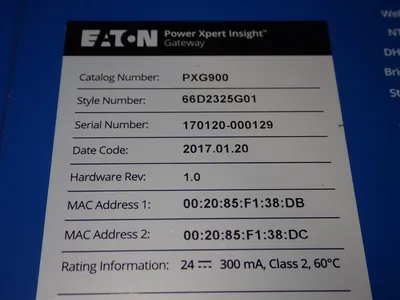 USED 2017 EATON PXG900