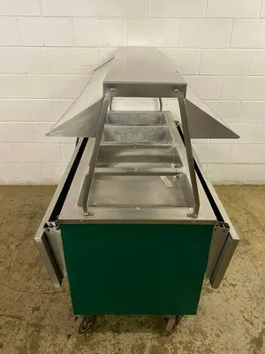 152-0404 Heritage Buffet with 2 Hot Wells and 2 Self Contained Cold Wells