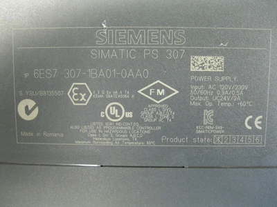 USED Siemens 6ES7-390-1AE80-0AA0