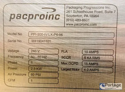 USED PACPROINC PPI-200-IV-LX-P4-06 / PAPER INSERTER