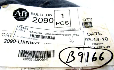 ALLEN BRADLEY 2090-UXNBMP-18S09 CABLE 2090UXNBMP18S09 NEW, SURPLUS