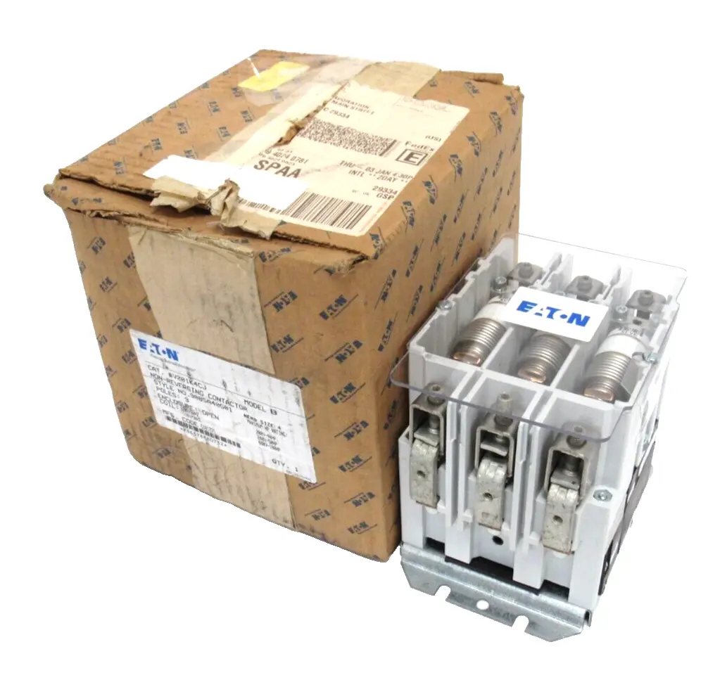 NEW EATON V201K4CJ NON-REVERSING CONTACTOR SIZE 4 MODEL B 3P 9085A40G01
